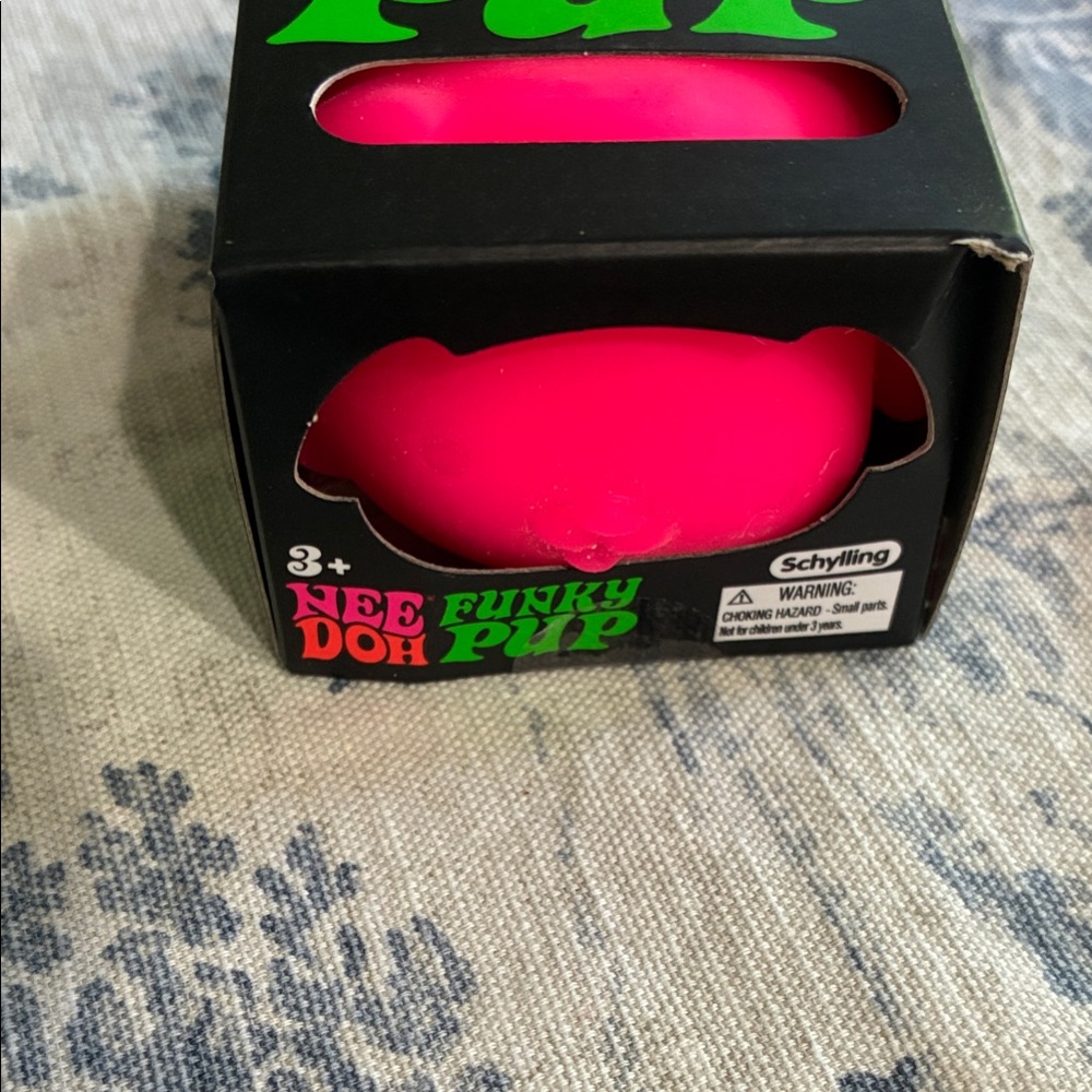 Schylling Nee Doh Funky Pup Kids Toy - Bright Pink